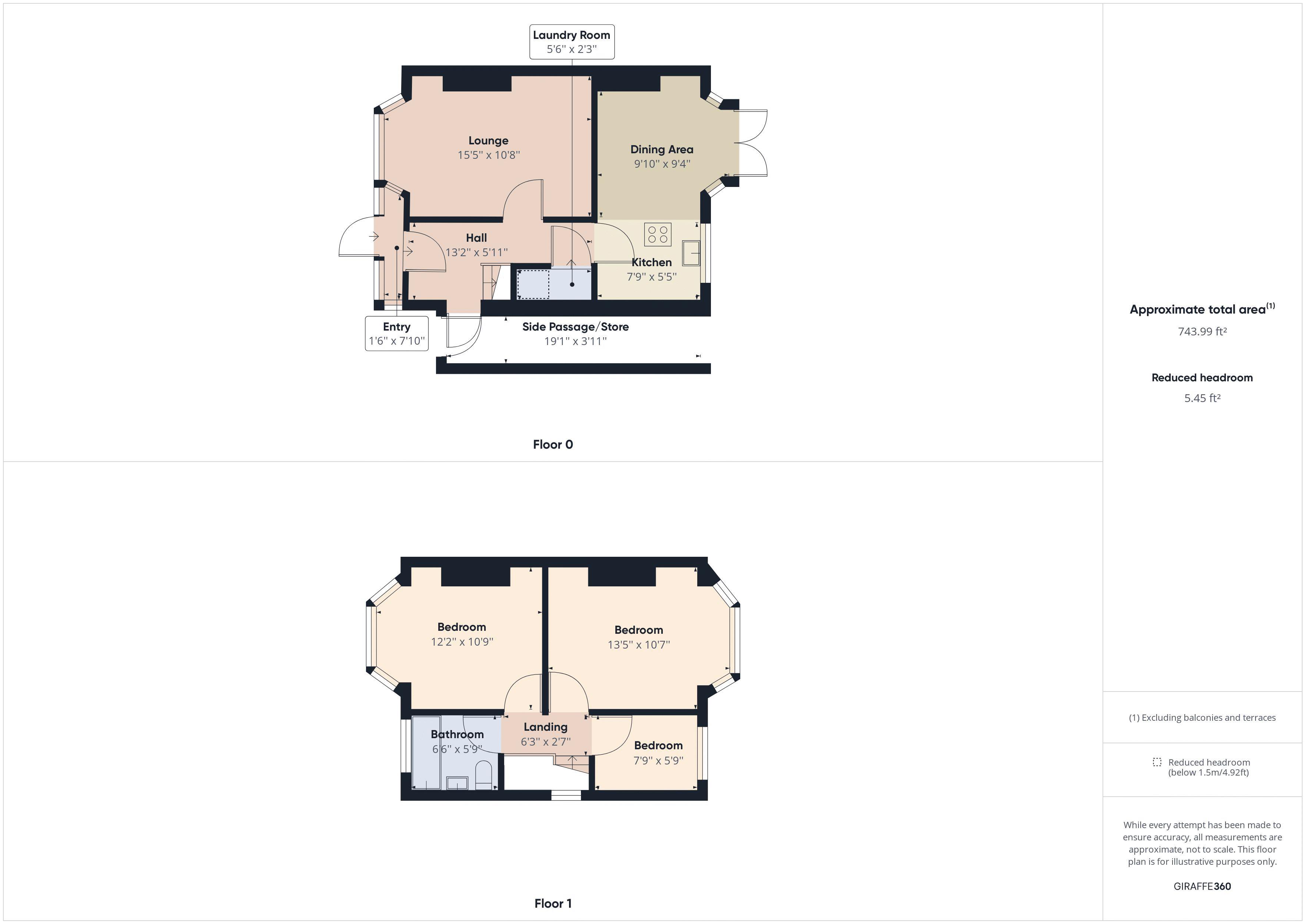 3 bed house for sale in Stanfield Road - Property Floorplan